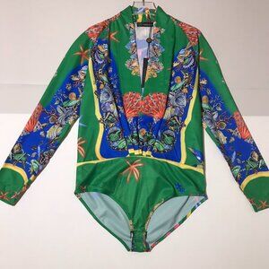 Versace Sea World Printed Bodysuit